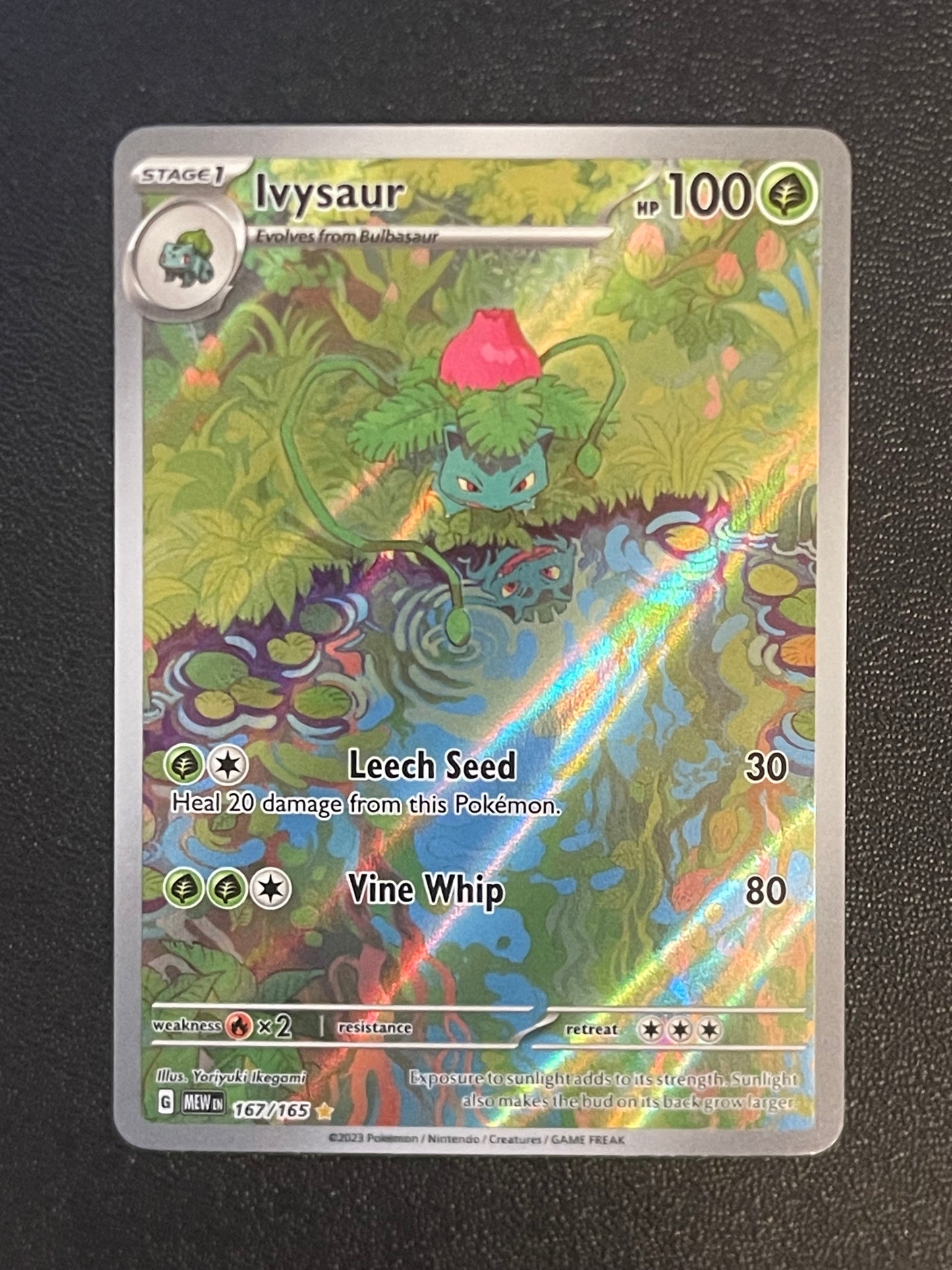 Ivysaur 167/165 AR - Pokémon TCG: 151 Scarlet & Violet