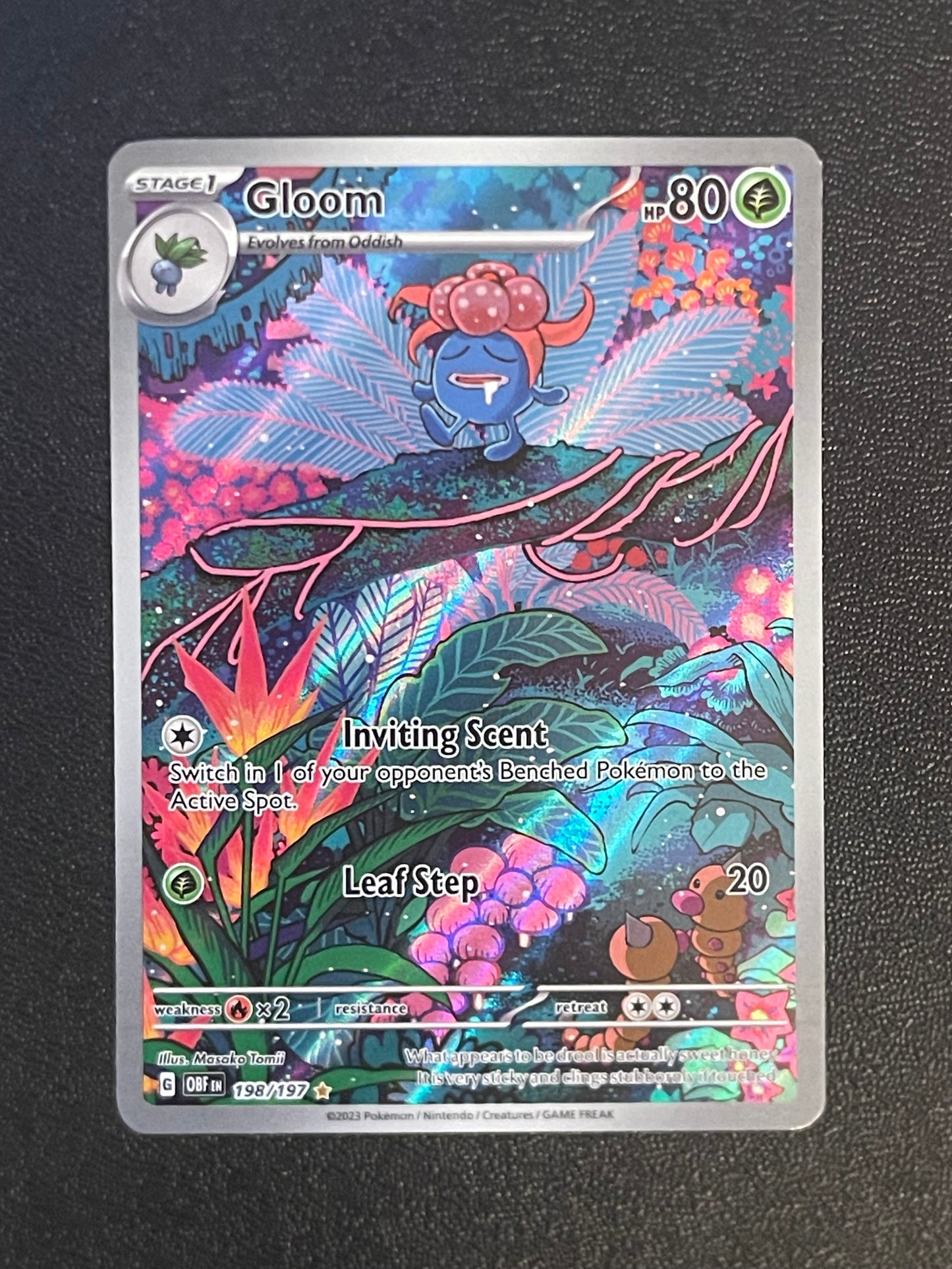 Gloom 198/197 - Pokémon TCG: Obsidian Flames