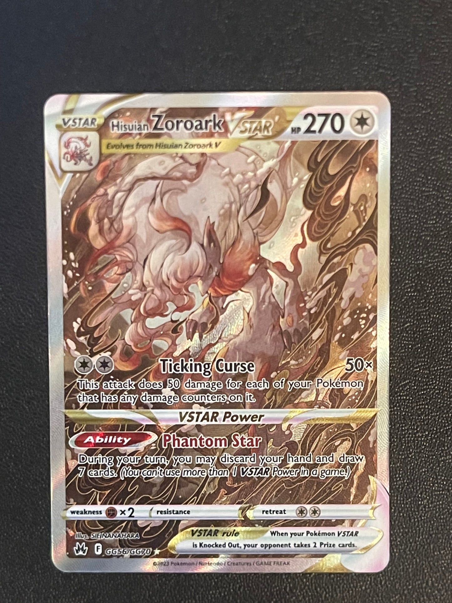 Hisuian Zoroark GG56 - Pokémon TCG: Crown Zenith Galarian Gallery