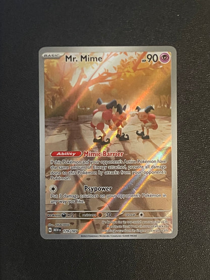 Mr. Mime 179/165 AR - Pokémon TCG: 151 Scarlet & Violet