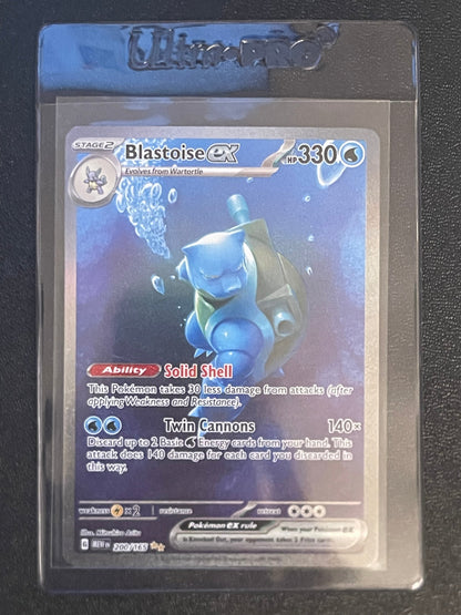 Blastoise ex 200/165 from 151 Set - Ungraded Near Mint Condition